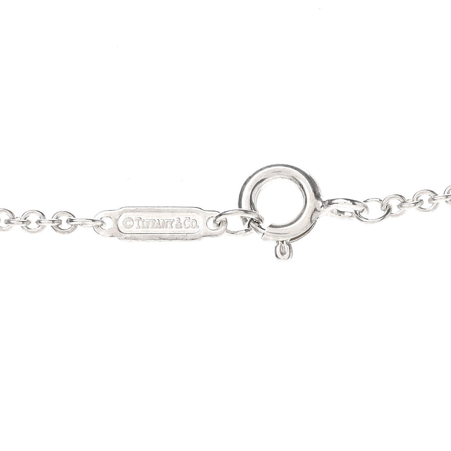 Sterling Silver Tag Chain Necklace