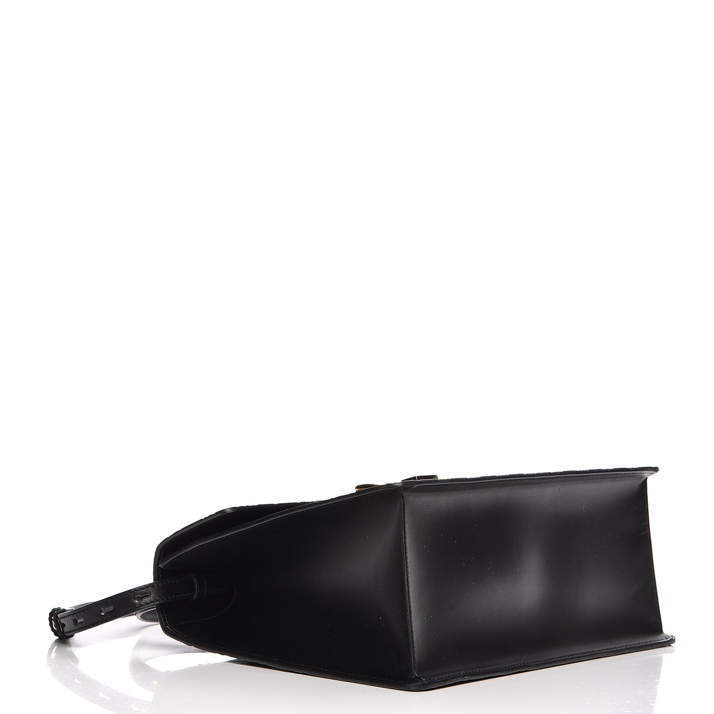 Guccissima Signature Medium Sylvie Top Handle Bag Black