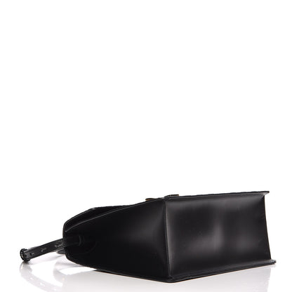 Gucci Guccissima Signature Medium Sylvie Top Handle Bag Black 5 of 13