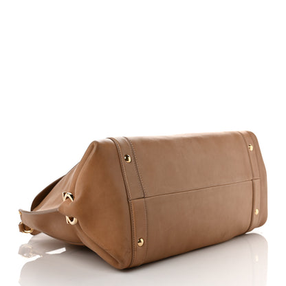 Salvatore Ferragamo Calfskin Suzanna Satchel Yuta 4 of 11