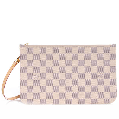 Louis Vuitton Damier Azur Neverfull MM GM Pochette 1 of 8