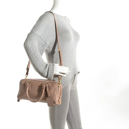 Prada Saffiano Lux Small Boston Cammeo 3 of 10