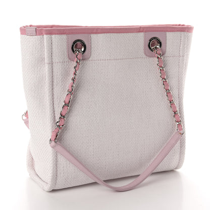 Chanel Woven Straw Raffia Mini Deauville Tote Pink 2 of 13