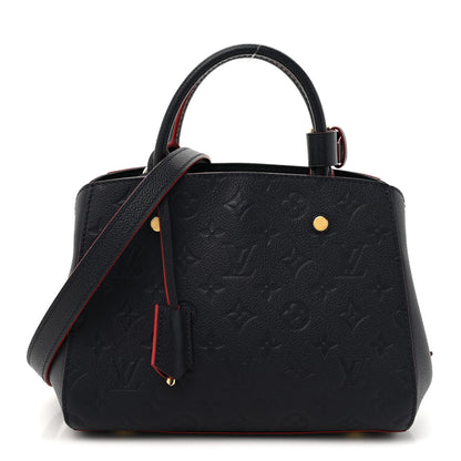 Louis Vuitton Empreinte Montaigne BB Marine Rouge 1 of 12