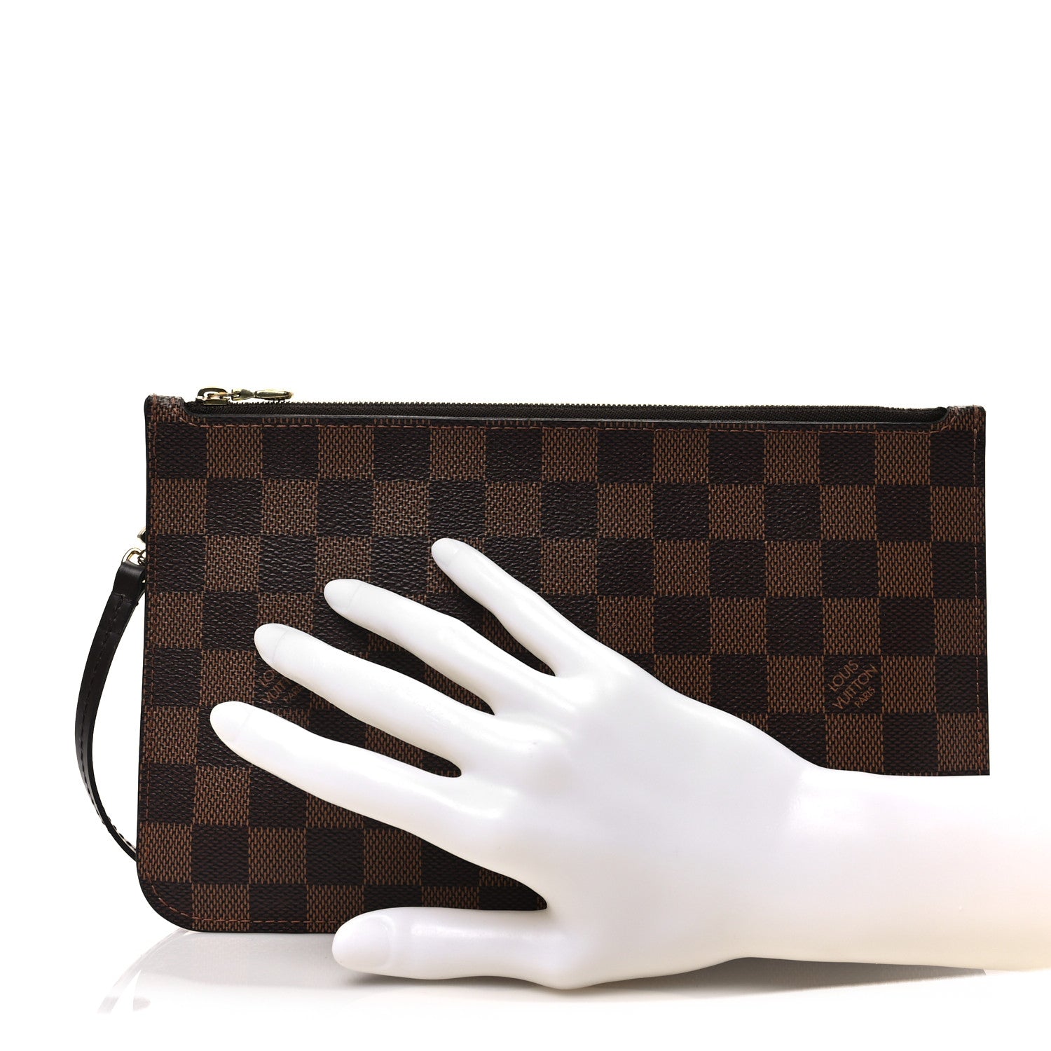 Louis Vuitton Damier Ebene Neverfull MM GM Pochette 2 of 7