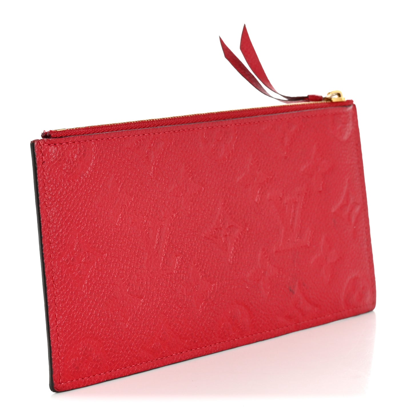 Empreinte Felicie Chain Wallet Zippered Insert Cherry