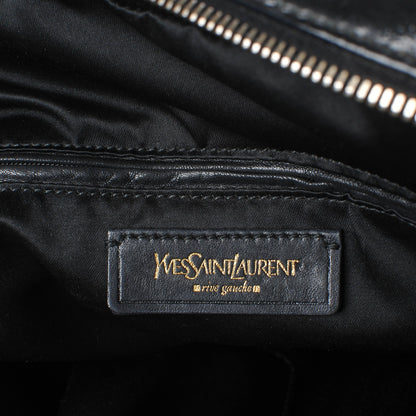 Saint Laurent Patent Calfskin Oversized Muse Black 6 of 12