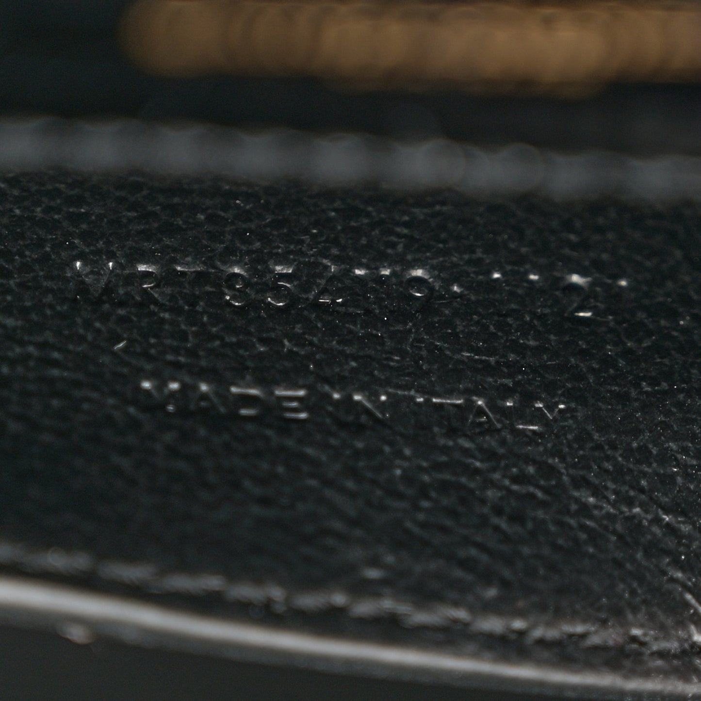 Calfskin Crocodile Embossed Medium Classic Monogram Kate Tassel Satchel Black