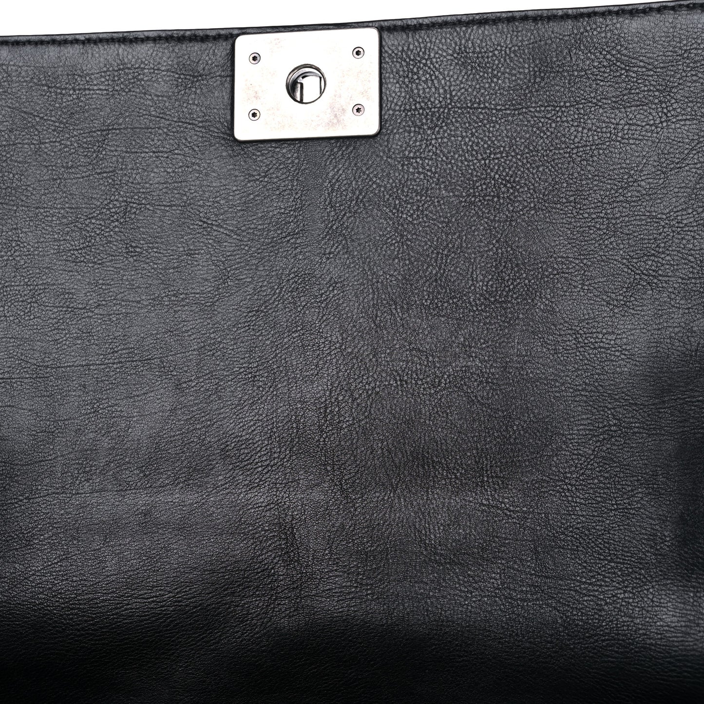 Calfskin New Medium Boy Reverso Flap Black