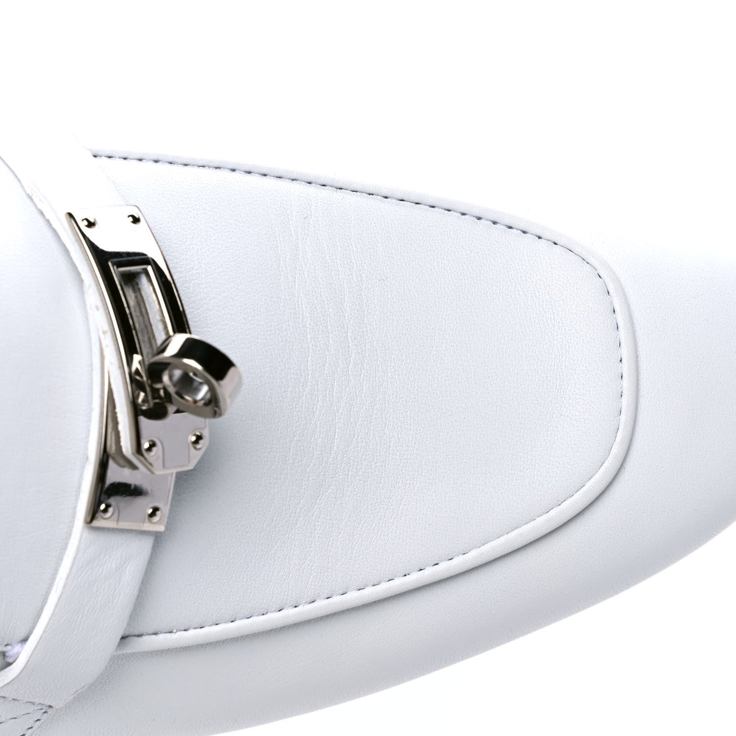 Hermes Calfskin Oz Mules 35.5 White 5 of 5