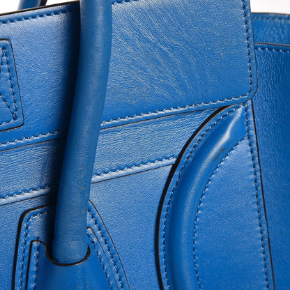 Celine Palmelato Micro Luggage Electric Blue 12 of 15