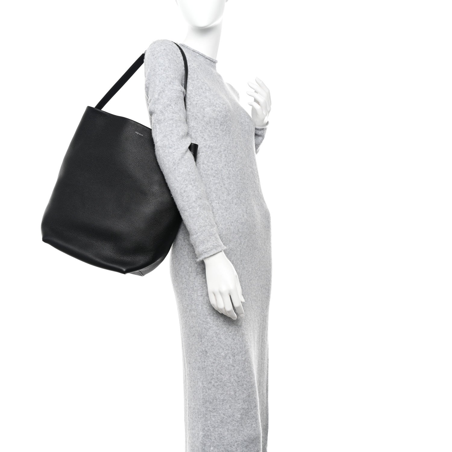 The Row Grained Calfskin Large N/S Park Tote Black 2 of 8