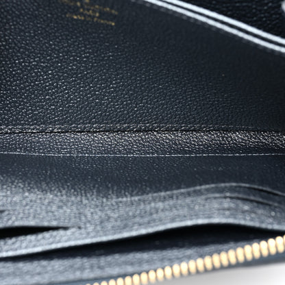 Louis Vuitton Metallic Empreinte Monogram Zippy Wallet Navy Blue 9 of 13