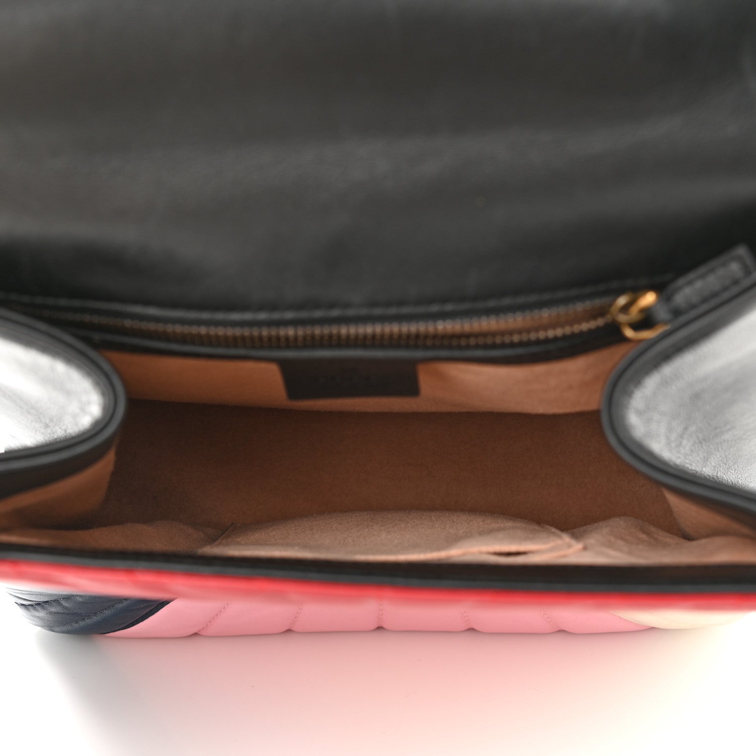 Gucci Calfskin Bamboo Trapuntata Queen Margaret Backpack Blue Agata Hibiscus Red Mystic White Sugar Pink 5 of 11