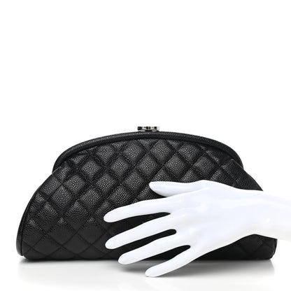 Chanel Caviar Quilted Timeless Clutch Black 2 of 7