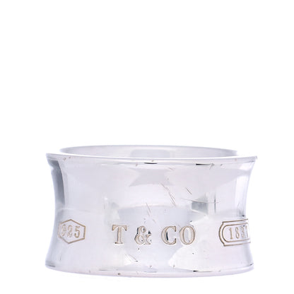 Tiffany Sterling Silver Wide 1837 Ring 56 7.5 1 of 6