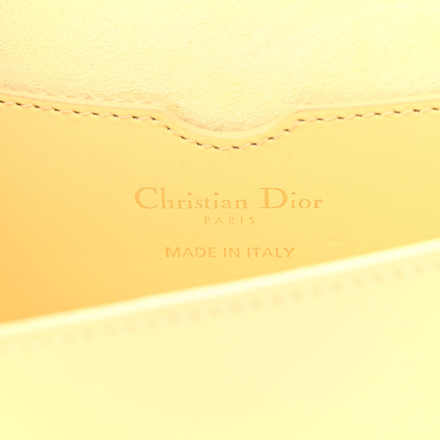 Box Calfskin East West Bobby Bag Pale Yellow