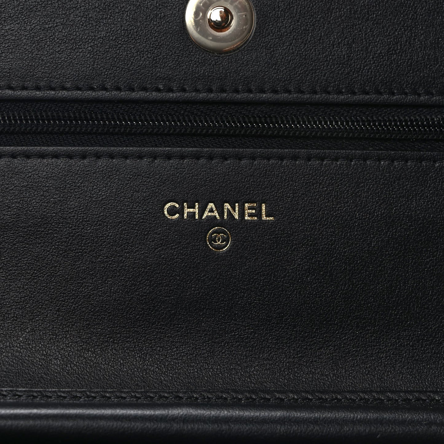 Tweed Quilted Wallet On Chain WOC Black Ecru White