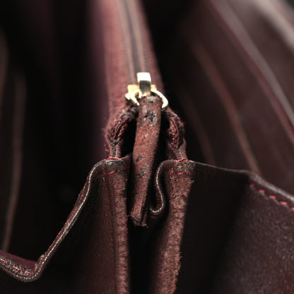 Chanel Lambskin Quilted Large Gusset Zip Around Wallet Black 11 of 14