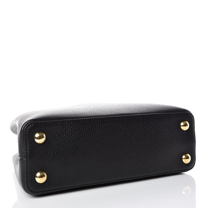 Louis Vuitton Taurillon Capucines BB Black 5 of 9