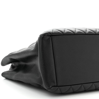 Chanel Caviar Quilted Grand Shopping Tote GST Black 9 of 11