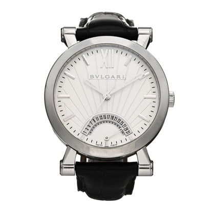 Bulgari Stainless Steel Alligator 42mm Sotirio Retrograde Date Automatic Watch 1 of 6