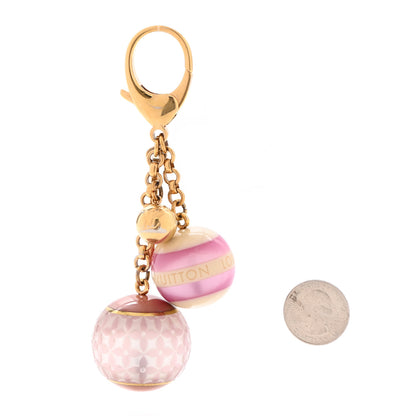 Louis Vuitton Mini Lin Croisette Bag Charm Violet 2 of 3