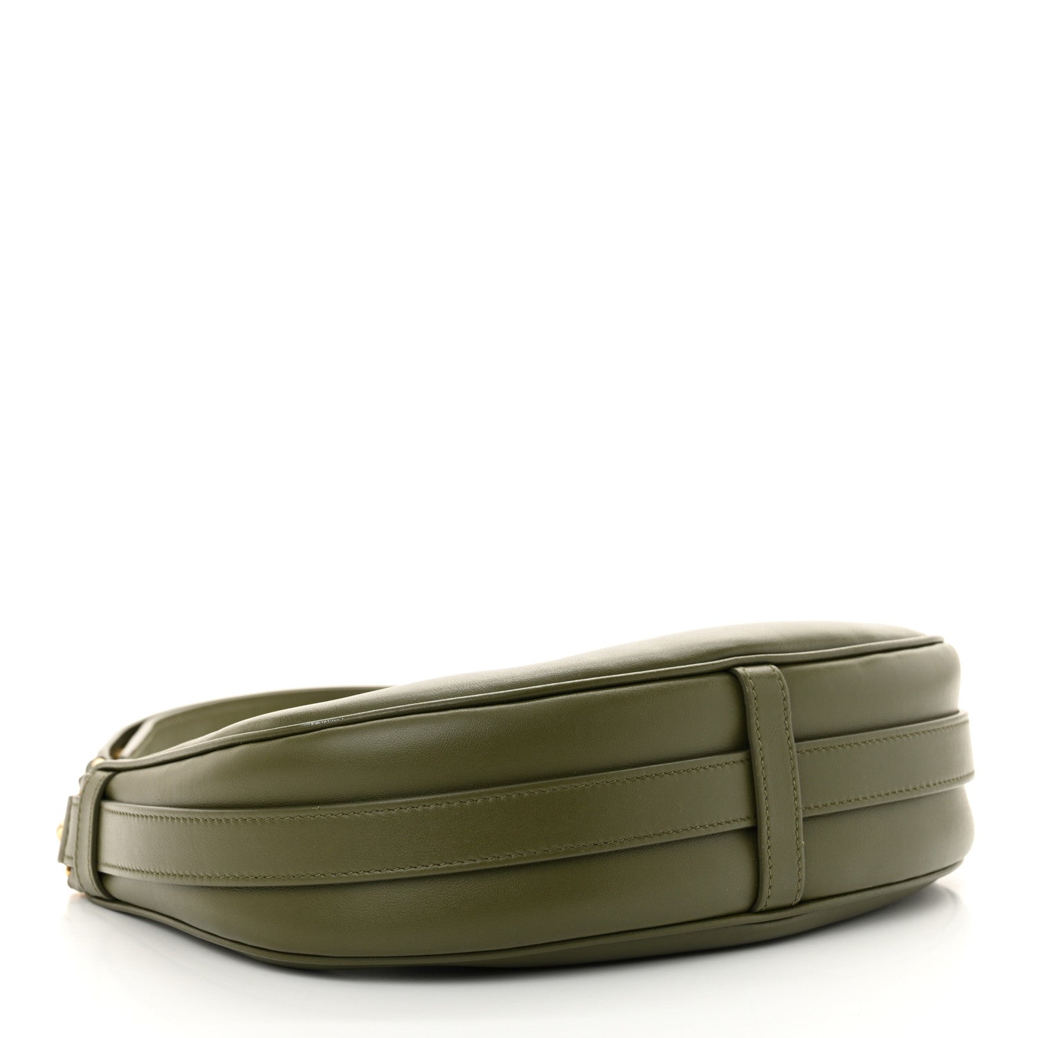 Celine Smooth Calfskin Medium Strap Ava Shoulder Bag Dark Olive 4 of 12