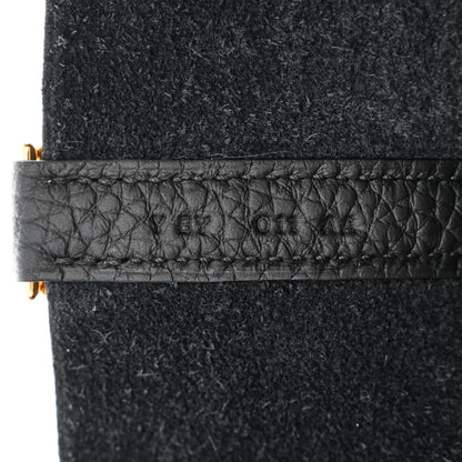 Hermes Taurillon Clemence Matte Alligator Picotin Lock Touch 18 PM Black 7 of 11