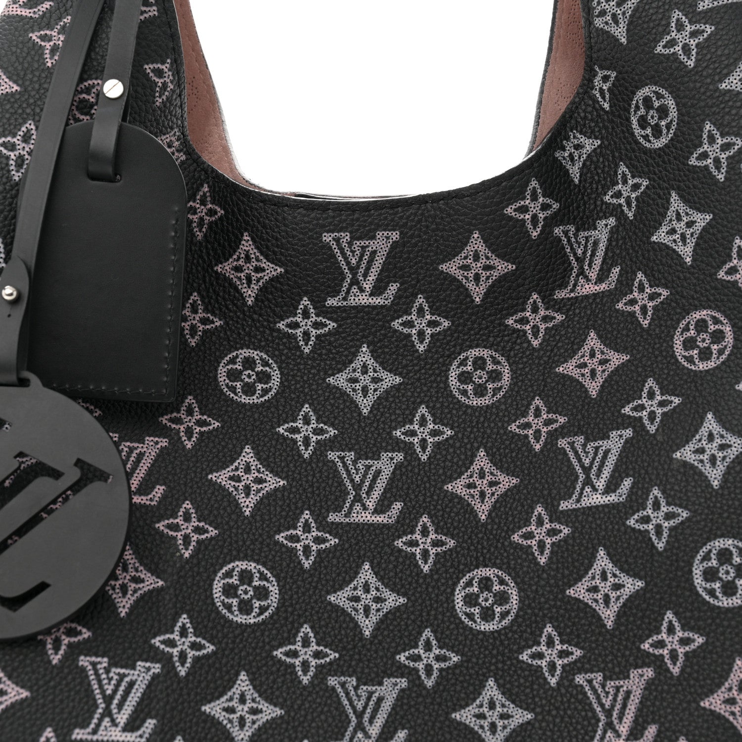Louis Vuitton Mahina Carmel Hobo PM Black 7 of 9