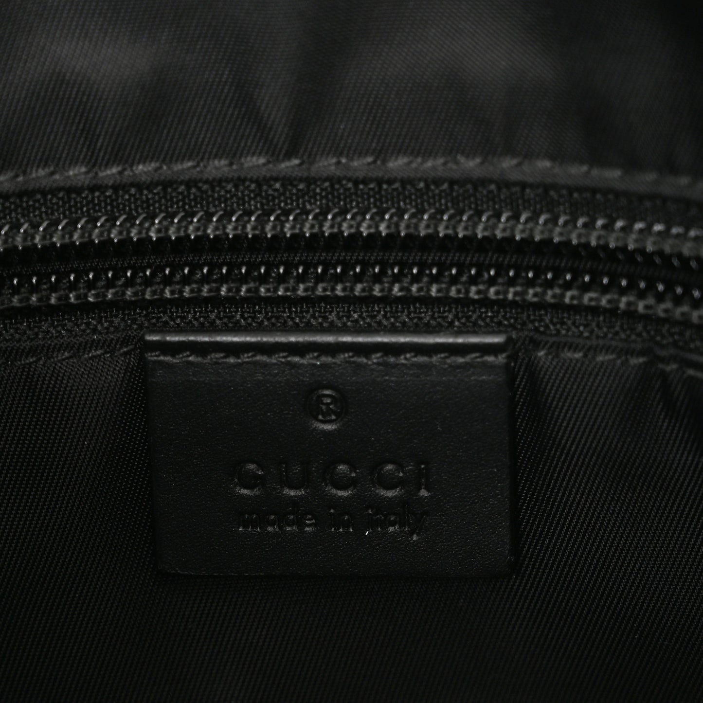 GG Supreme Monogram Web Messenger Bag Black