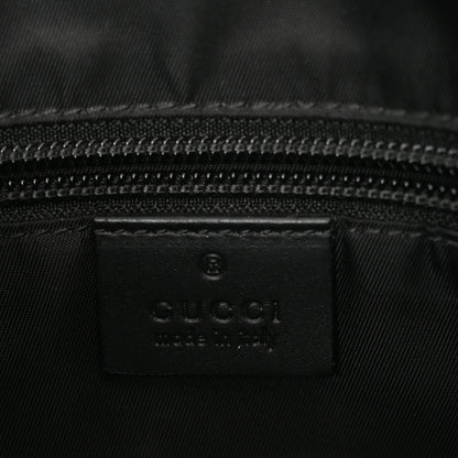 Gucci GG Supreme Monogram Web Messenger Bag Black 6 of 10