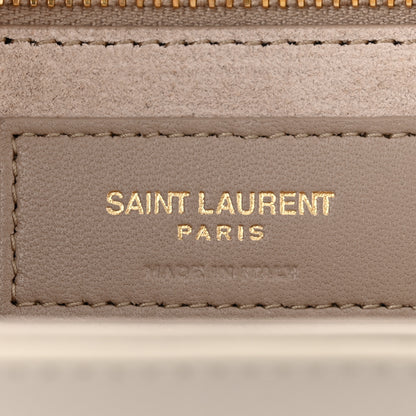 Saint Laurent Smooth Calfskin Le 5 A 7 Hobo Blanc Vintage 6 of 10
