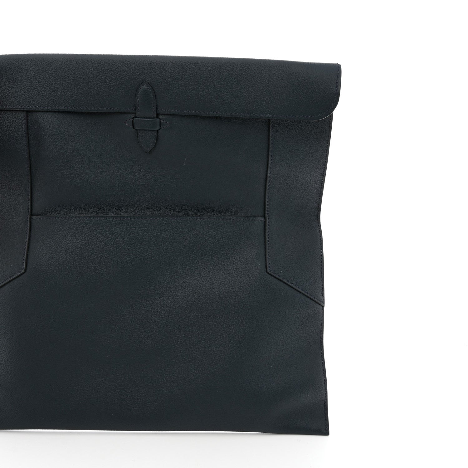 Hermes Evercolor Pliplat Clutch Bleu De Prusse 5 of 8