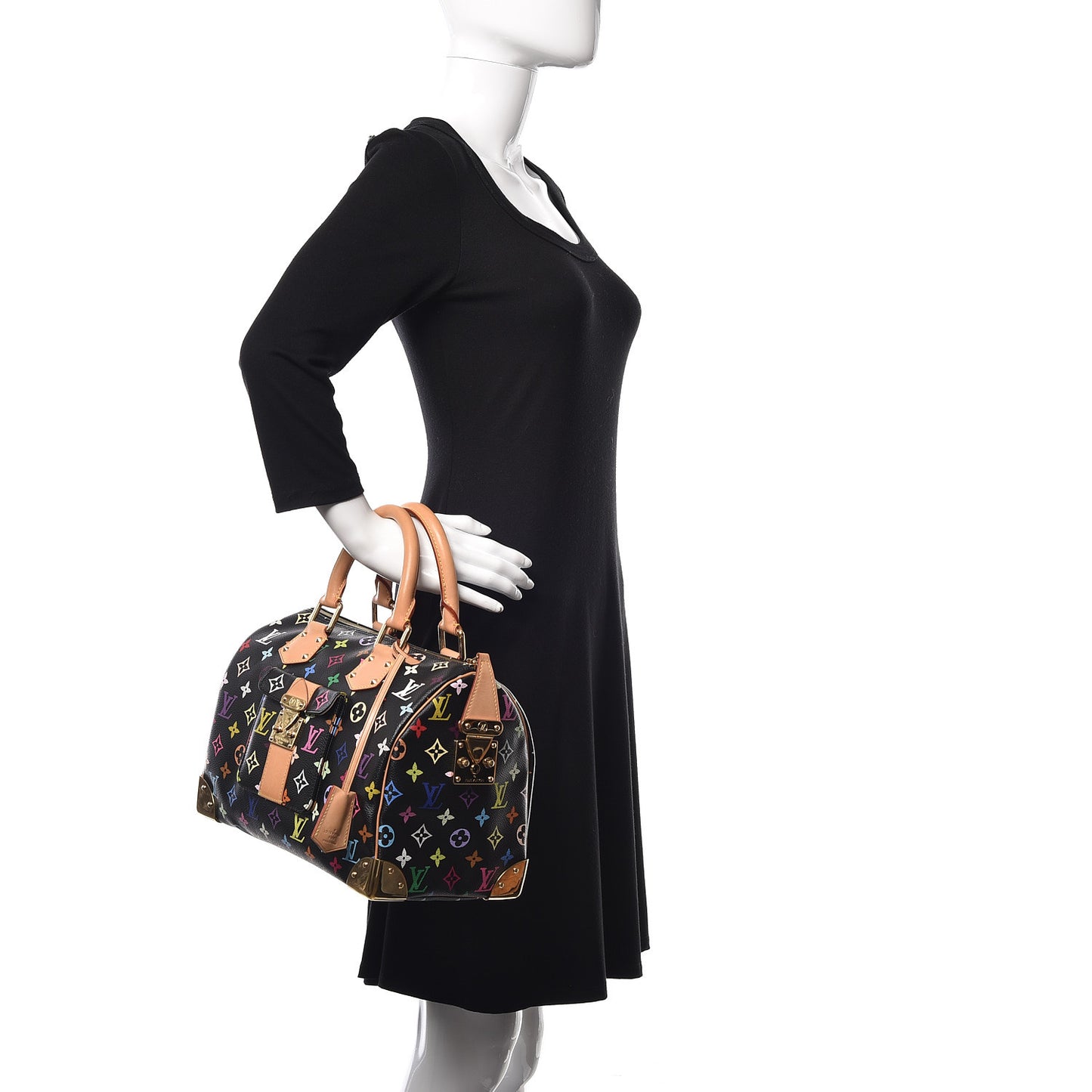 Monogram Multicolor Speedy 30 Black