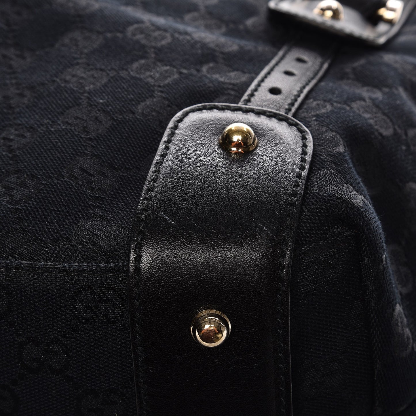 Monogram Medium Pelham Shoulder Bag Black