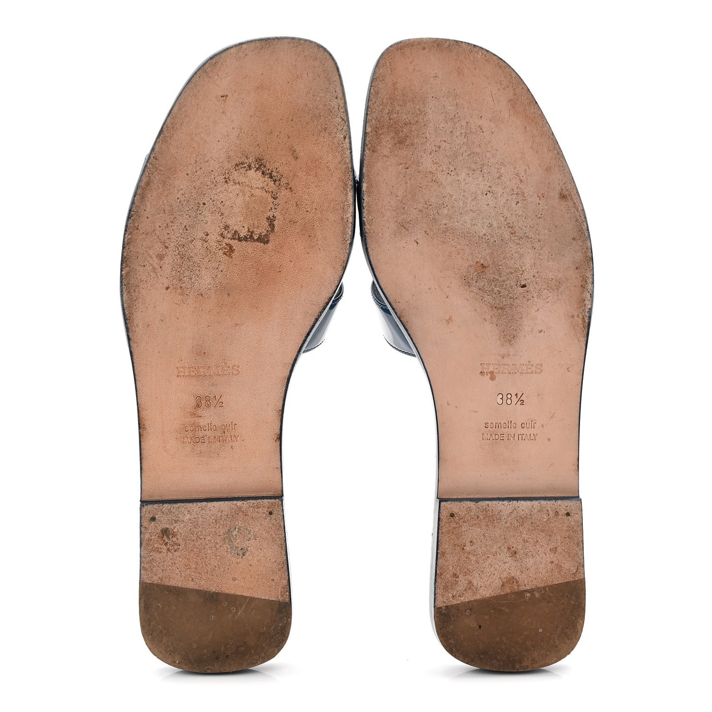Patent Oran Sandals 38.5 Bleu Izmir
