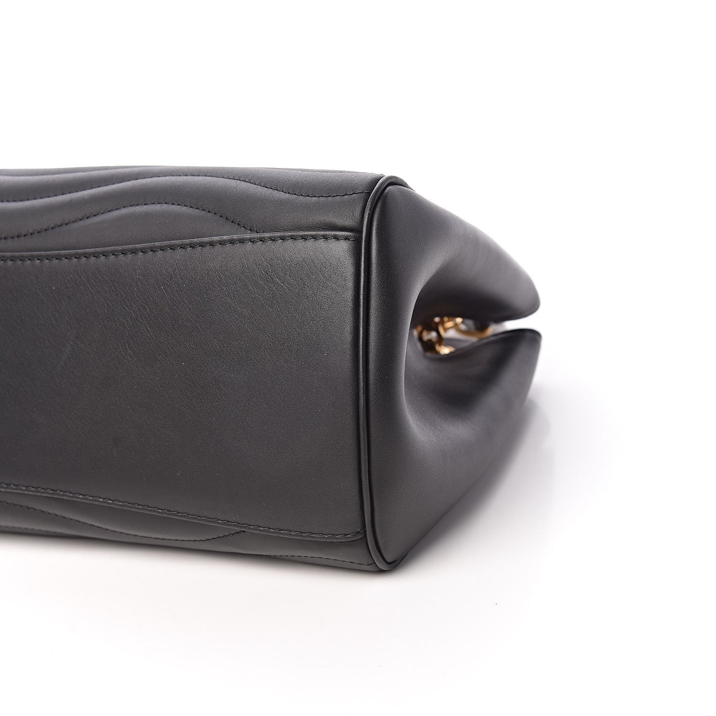 Calfskin New Wave Chain Tote Black