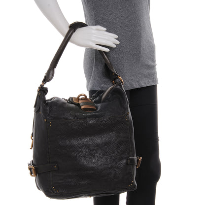 Chloe Leather Paddington Hobo Dark Green 2 of 8