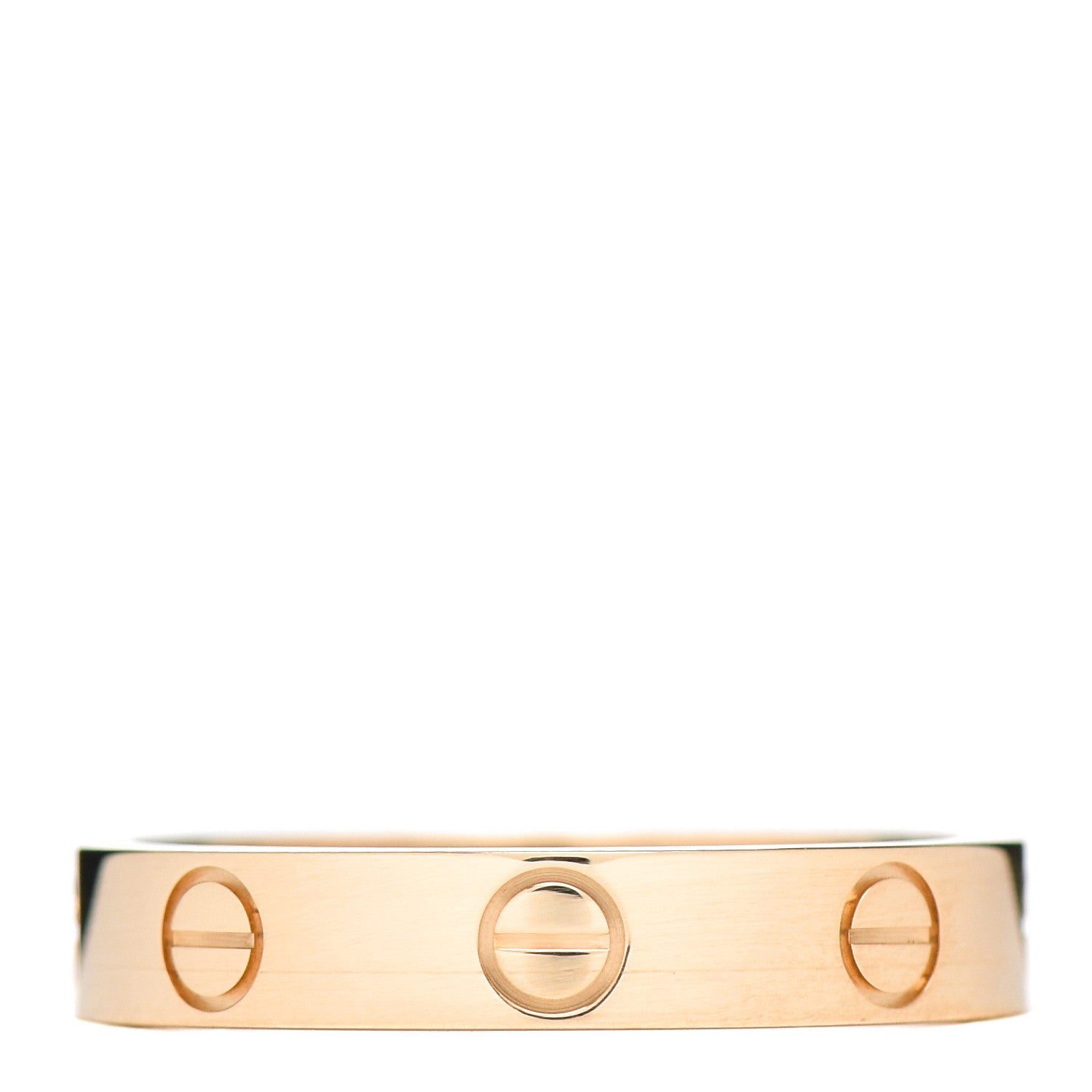 Cartier 18K Pink Gold 3.5mm LOVE Wedding Band Ring 53 6.25 1 of 5