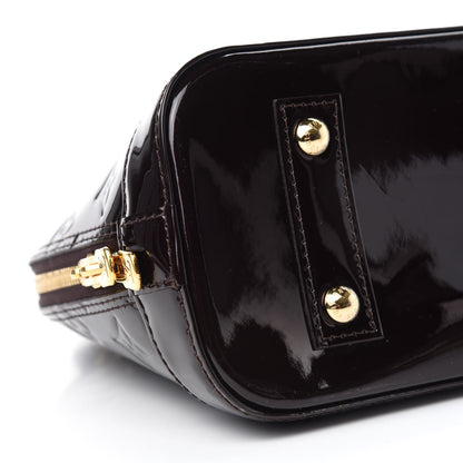 Louis Vuitton Vernis Alma BB Amarante 6 of 10
