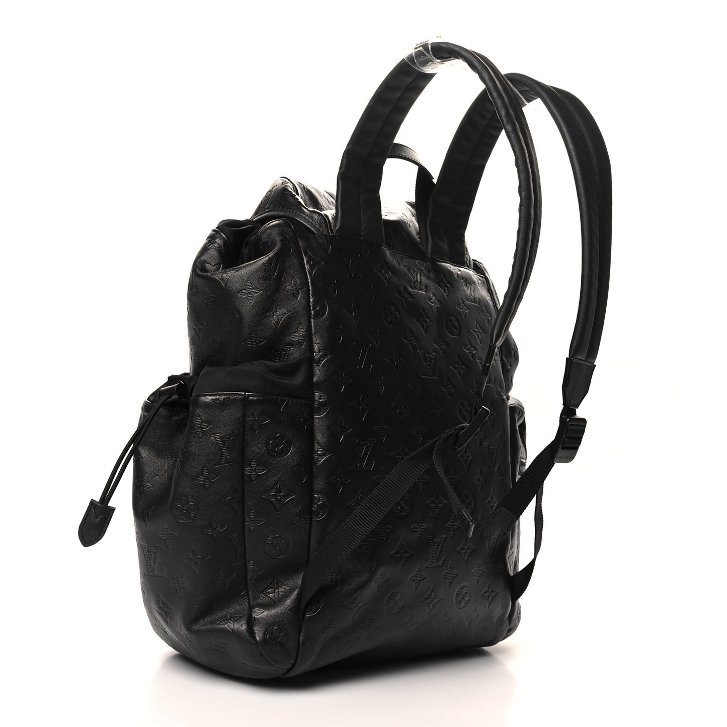Calfskin Monogram Shadow Discovery Backpack Black