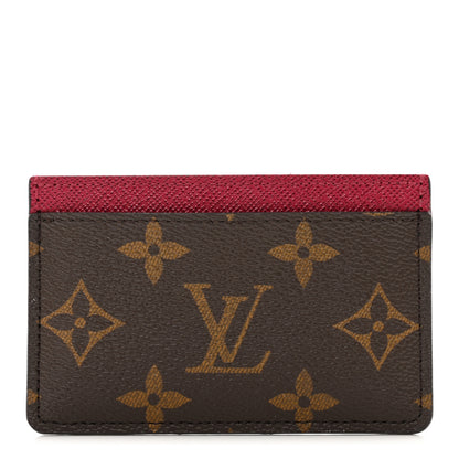 Louis Vuitton Monogram Card Holder Fuchsia 1 of 7