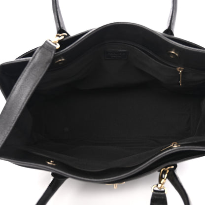 Chanel Caviar Cerf Executive Shopper Tote Black 5 of 11