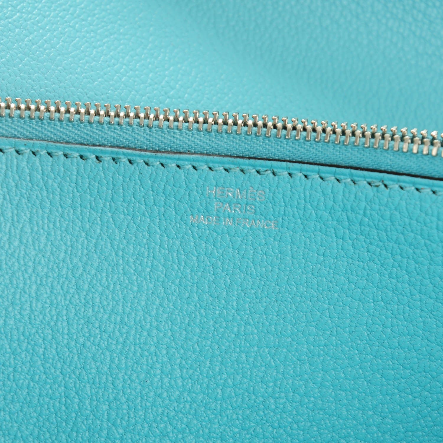 Hermes Swift Ghillies Kelly Longue Wallet Bleu Atoll 2 of 11