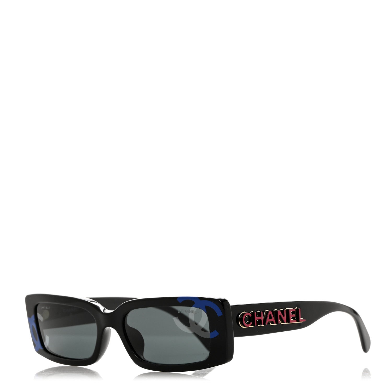 Chanel Acetate CC Sunglasses 71473A Black 1 of 8