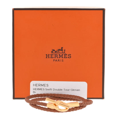 Hermes Swift Glenan Double Tour Bracelet T2 Gold 6 of 6