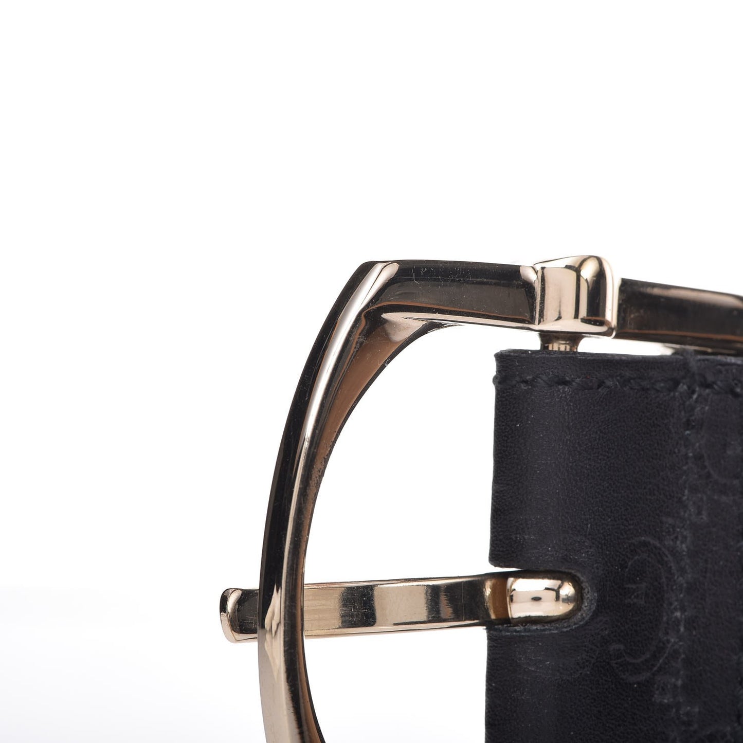 Guccissima Signature Belt 85 34 Black