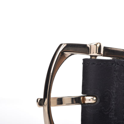 Gucci Guccissima Signature Belt 85 34 Black 5 of 13