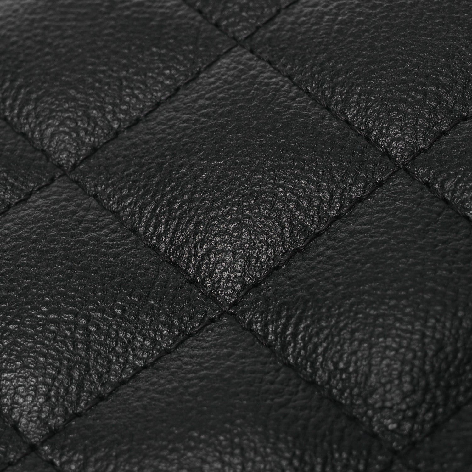Chanel Goatskin Quilted CC Box Clutch With Chain Black 13 of 16